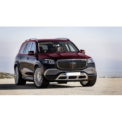 Parrilla Rejilla para Mercedes GLS SUV X167 2019-2023 look Maybach Cromada
