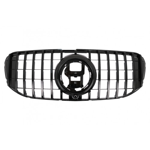Parrilla Rejilla para Mercedes GLS SUV X167 2019-2023 look GT-R Panamericana Negra