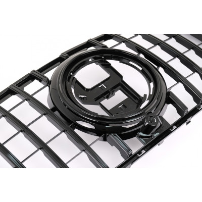 Parrilla Rejilla para Mercedes GLS SUV X167 2019-2023 look GT-R Panamericana Negra