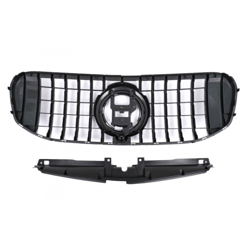 Parrilla Rejilla para Mercedes GLS SUV X167 2019-2023 look GT-R Panamericana Negra