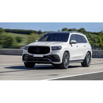 Parrilla Rejilla para Mercedes GLS SUV X167 2019-2023 look GT-R Panamericana Negra