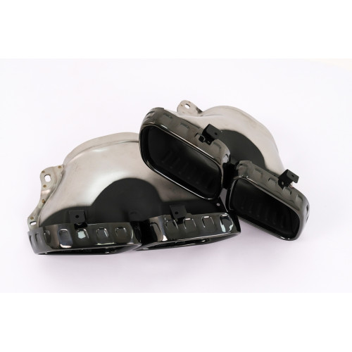 Salidas de escape Negras para Mercedes GLE SUV W167 - GLE COUPE C167 - GLS X167 - AMG GT X290