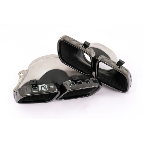 Salidas de escape Negras para Mercedes GLE SUV W167 - GLE COUPE C167 - GLS X167 - AMG GT X290