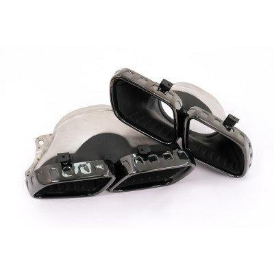 Salidas de escape Negras para Mercedes GLE SUV W167 - GLE COUPE C167 - GLS X167 - AMG GT X290