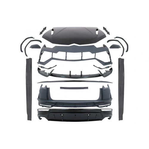 Kit de carrocería Lamborghini Urus 2018-2022 Conversión a diseño 2023 con Fibra de Carbono