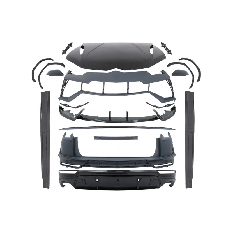 Kit de carrocería Lamborghini Urus 2018-2022 Conversión a diseño 2023 con Fibra de Carbono