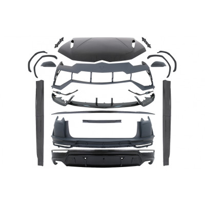 Kit de carrocería Lamborghini Urus 2018-2022 Conversión a diseño 2023 con Fibra de Carbono