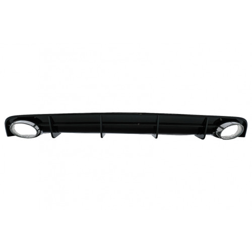 Difusor trasero Audi A6 C7 look RS6 con paragolpes Sline