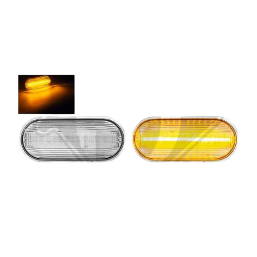 Intermitentes Laterales LED Transparentes para Volkswagen Transporter T5 2003-2009