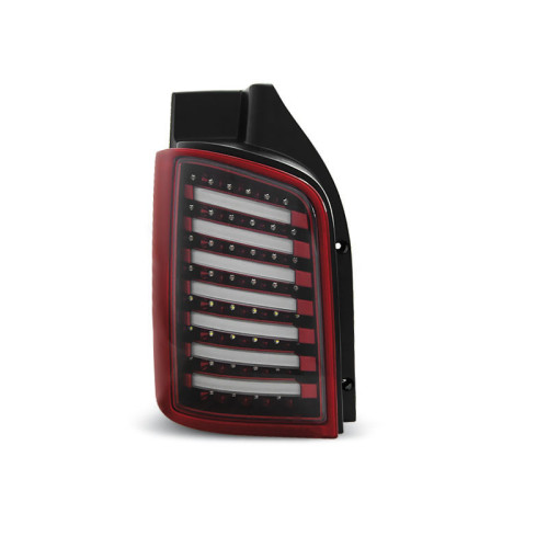 Set Pilotos traseros Full LED Rojos para Volkswagen Transporter T5 2003-2015 Porton Abatible