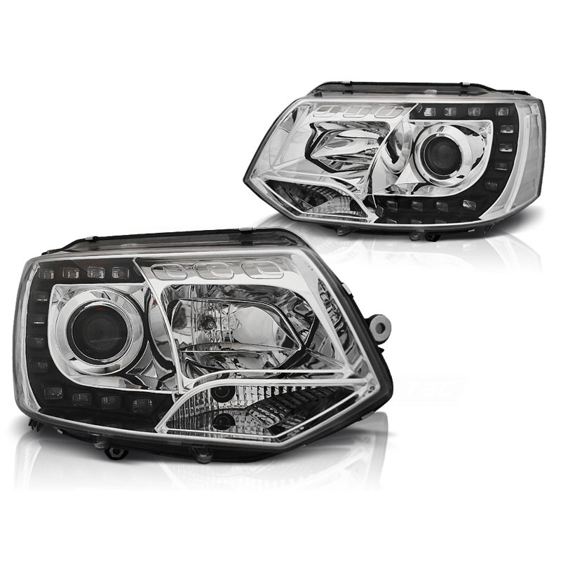 Faros Delanteros LED DRL para Volkswagen Transporter T5 2010–2015