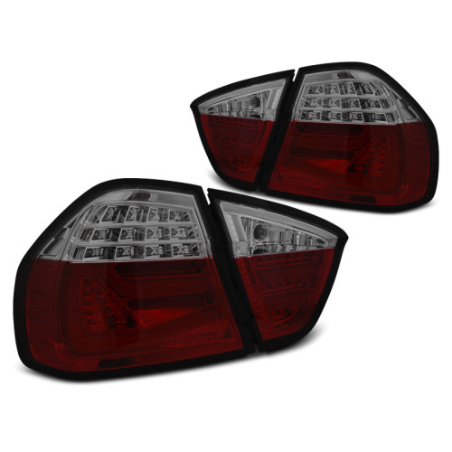Pilotos traseros LED Bar BMW Serie 3 E90 Rojo Ahumado