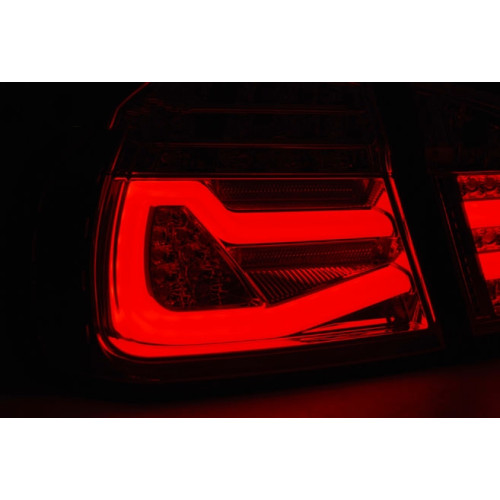 Pilotos traseros LED Bar BMW Serie 3 E90 Gris Ahumados