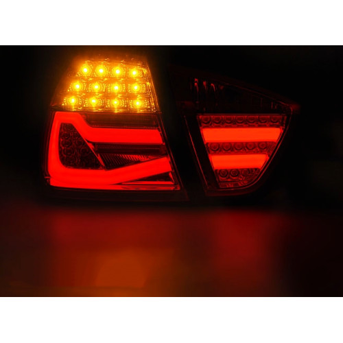 Pilotos traseros LED Bar BMW Serie 3 E90 Rojo Ahumado