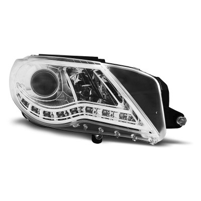 Faros Daylight Volkswagen Passat CC 2008–2012 Fondo Cromado