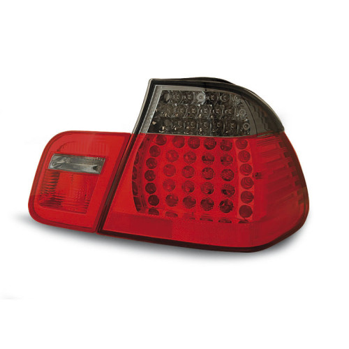 Pilotos traseros LED BMW Serie 3 E46 Sedan 1998-2001 Rojo Ahumado