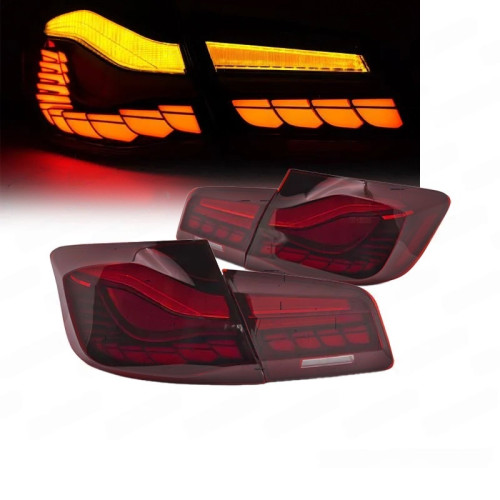 Set Pilotos traseros Oled BMW Serie 5 F10 look M5 Rojos