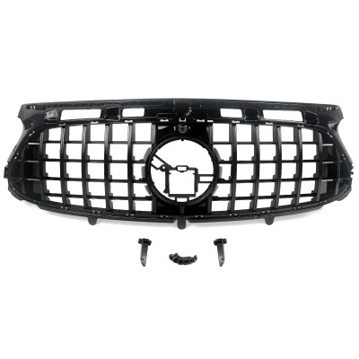 Parrilla delantera para Mercedes GLA H247 +2020 GT Panamericana Negra con Paragolpes AMG