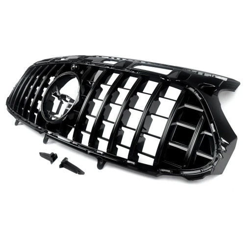 Parrilla delantera para Mercedes GLA H247 +2020 GT Panamericana Negra con Paragolpes AMG