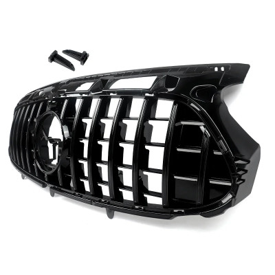 Parrilla delantera para Mercedes GLA H247 +2020 GT Panamericana Negra con Paragolpes AMG