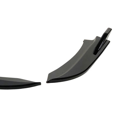 Punteras traseras BMW Serie 3 F30 2013-2019 Look M-Tech Negro Brillo