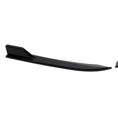 Punteras traseras BMW Serie 3 F30 2013-2019 Look M-Tech Negro Brillo