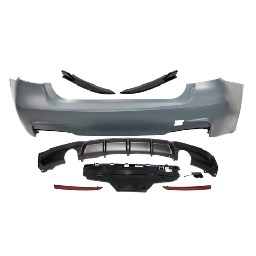 Paragolpes Trasero BMW F30 Look M Performance 2 Salidas Punteras