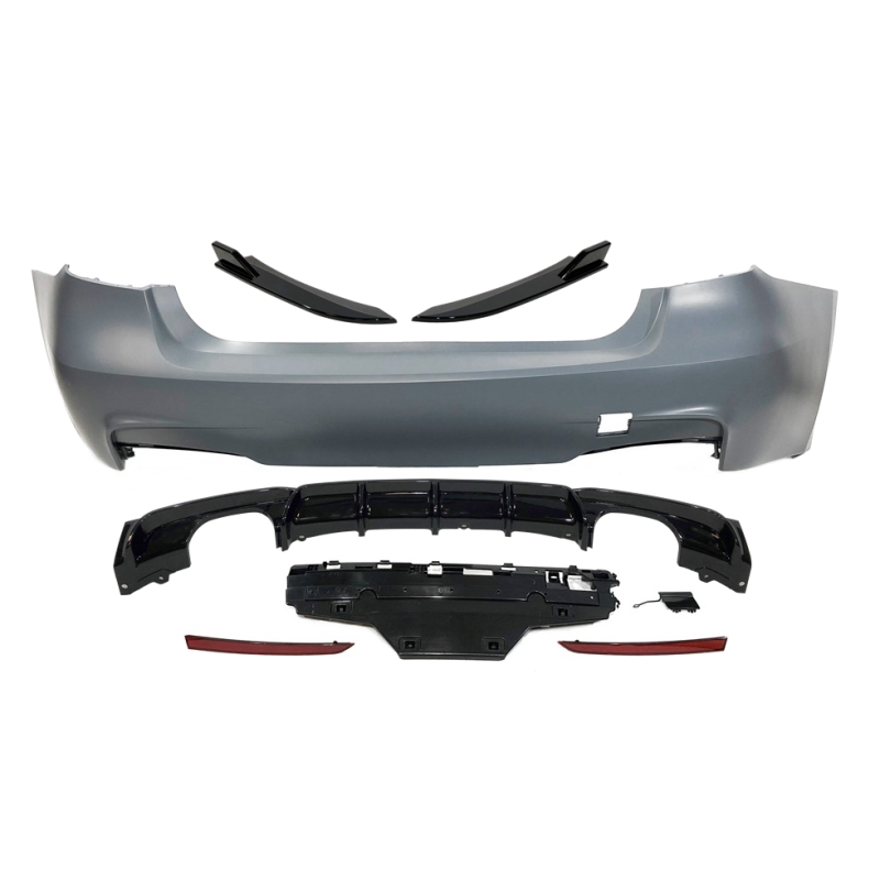 Paragolpes Trasero BMW F30 Look M Performance 2 Salidas dobles con Punteras