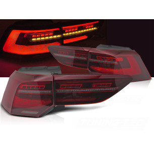 Pilotos traseros LED Dinámicos Volkswagen Golf 8 2019-2024 Rojo Ahumado