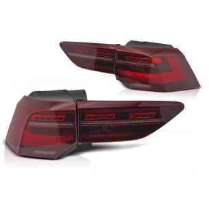 Pilotos traseros LED Dinámicos Volkswagen Golf 8 2019-2024 Rojo Ahumado