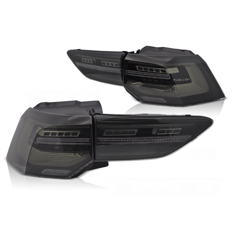 Pilotos Traseros LED Secuenciales Ahumados para VW Golf 8 (2019–2024)
