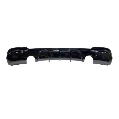 Difusor Trasero BMW F34 GT con 2 Salidas simples Brillante Negro