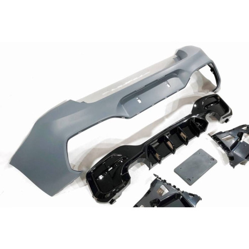 Kit De Carrocería BMW F20 LCI Look M2C 2 Salidas doble Brillante Negro