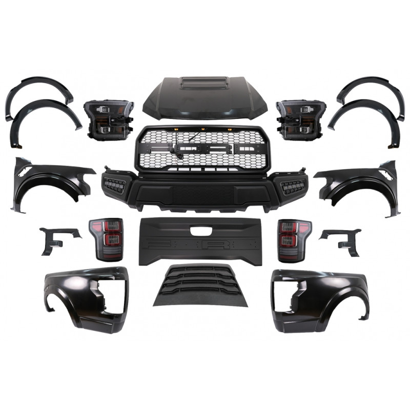 Kit Carrocería Ford Ranger 2015-2017 Look F150 Raptor 2017