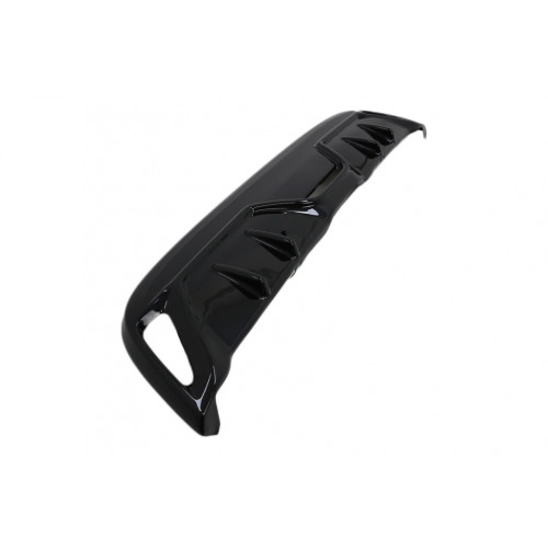 Difusor Trasero Toyota Yaris MK4 XP210 (2020+) Negro Brillo