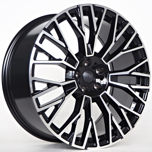 Juego de 4 Llantas para BMW X5 X6 X7 22 Pulgadas Strong Black Polish BM141