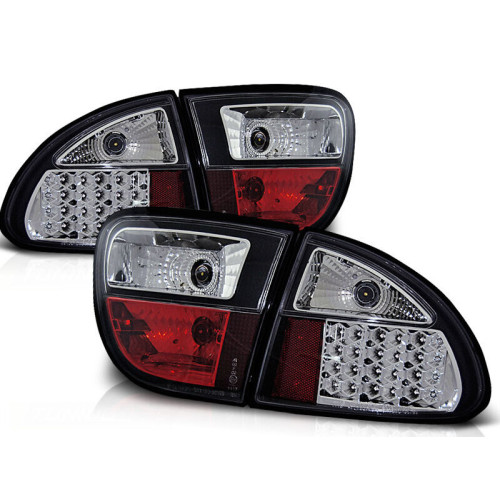 Pilotos traseros LED negros para Seat León 1M (1999-2004)