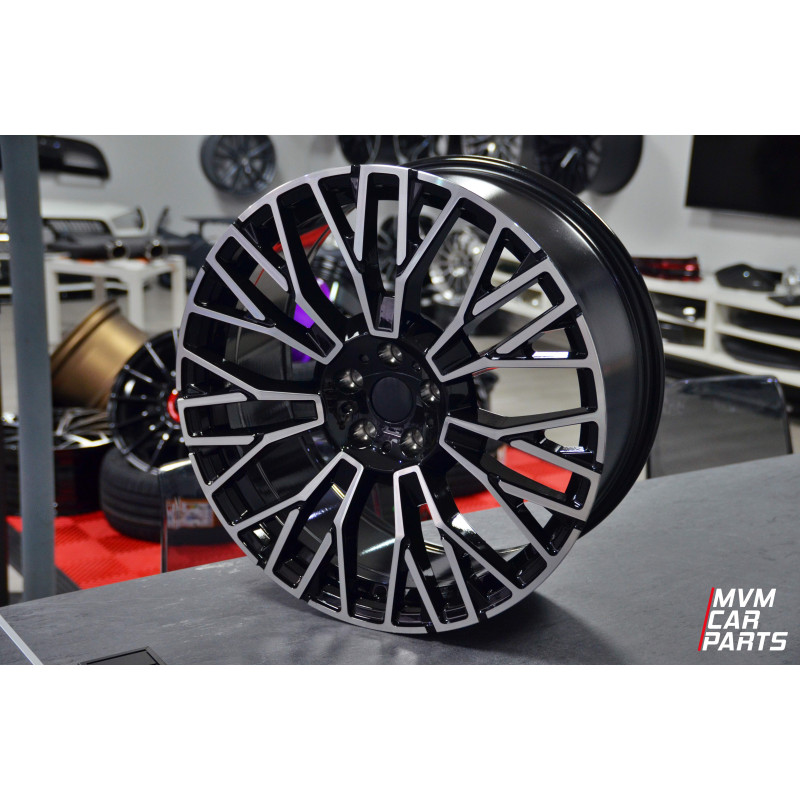 Juego de 4 Llantas para BMW X4 X5 X6 X7 20 Pulgadas Strong Black Polish BM141