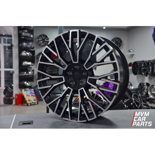 Juego de 4 Llantas para BMW X4 X5 X6 X7 20 Pulgadas Strong Black Polish BM141