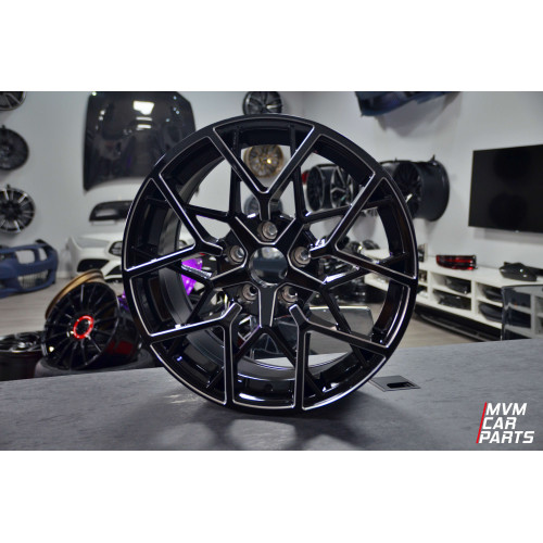 Juego de 4 Llantas 18 BMW M746 Black Polish Lip BM142