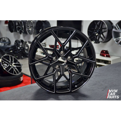 Juego de 4 Llantas 18 BMW M746 Black Polish Lip BM142