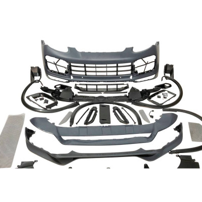 Paragolpes Delantero Porsche Cayenne 2011-2014 Look 2020 Turbo con Spoiler