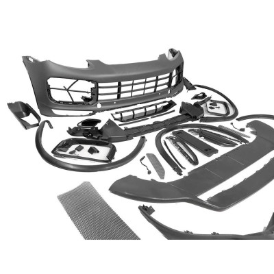 Paragolpes Delantero Porsche Cayenne 2011-2014 Look 2020 Turbo con Spoiler