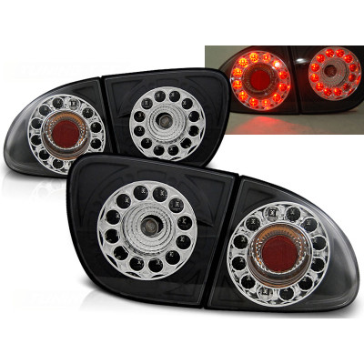 Pilotos traseros LED negros para SEAT León (1999-2005)