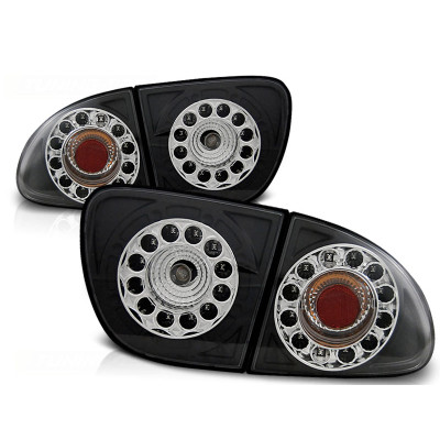 Pilotos traseros LED negros para SEAT León (1999-2005)