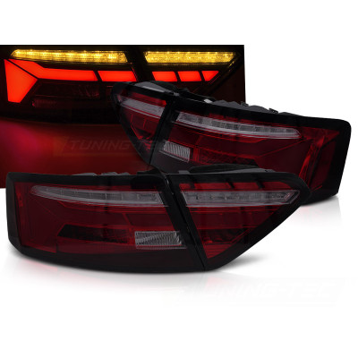 Pilotos traseros LED Audi A5 2012-2016 Secuenciales Rojos ahumados