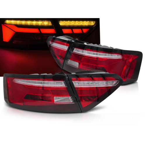 Pilotos traseros LED Audi A5 2012-2016 Secuenciales Rojo y Blanco