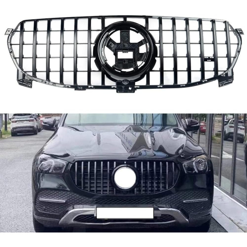 Rejilla frontal para Mercedes GLE Coupe C167 y SUV W167 estandar tipo GTR Panamericana Cromada