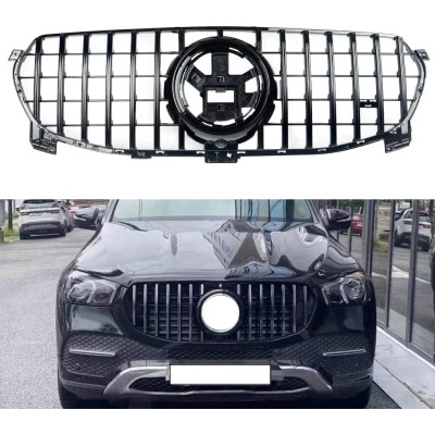 Rejilla frontal para Mercedes GLE Coupe C167 y SUV W167 estandar tipo GTR Panamericana Cromada