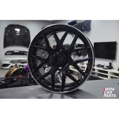 Juego de 4 Llantas 19 Mercedes A45 AMG Negro Brillo Gloss Black MB72